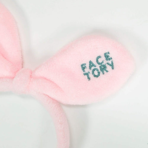 Bunny Bow Hairband- Blushing Pink