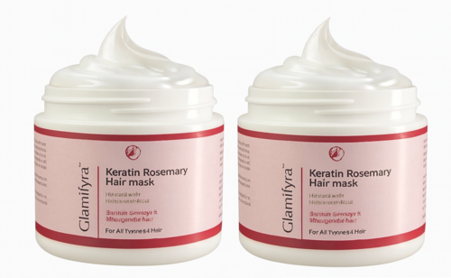 Pack of 2 Keratin Rosemary Hair Mask Healthy Hair